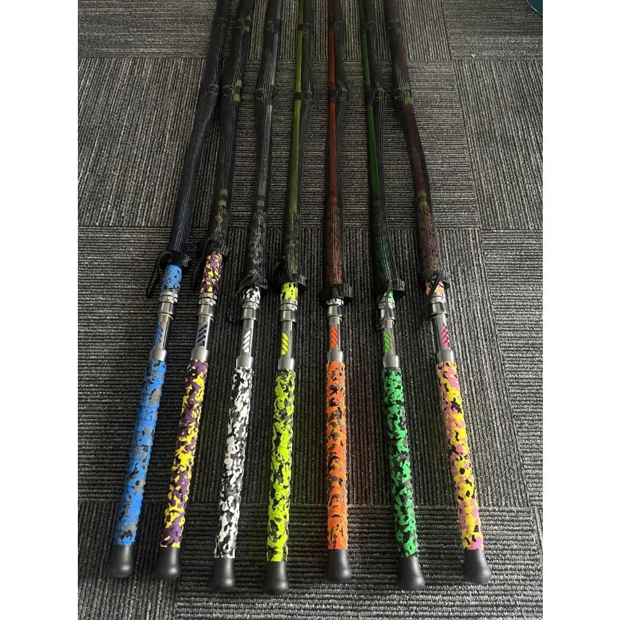 Catfish Glow Night Fishing Rod One Piece Casting Rod