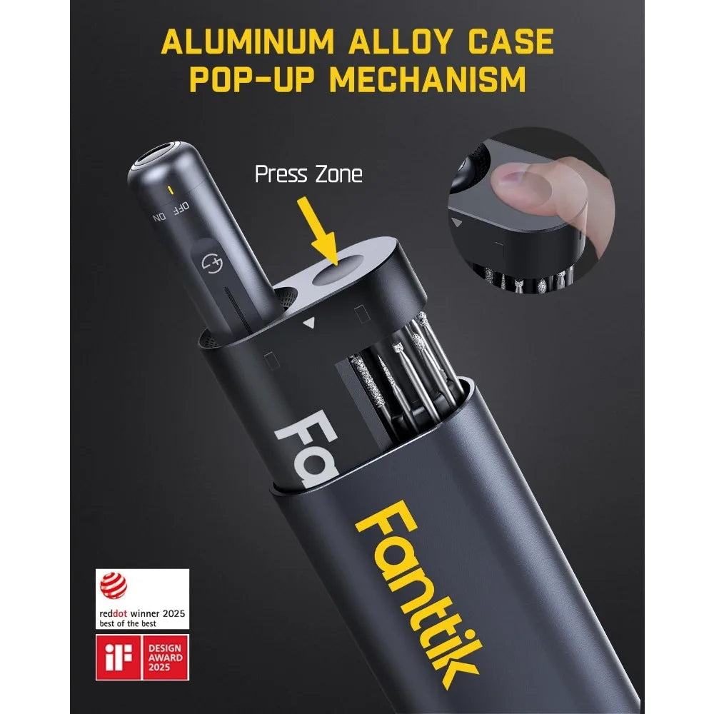 F2 Master Mini Cordless Rotary Tool Kit 4V NeoPulse Motor