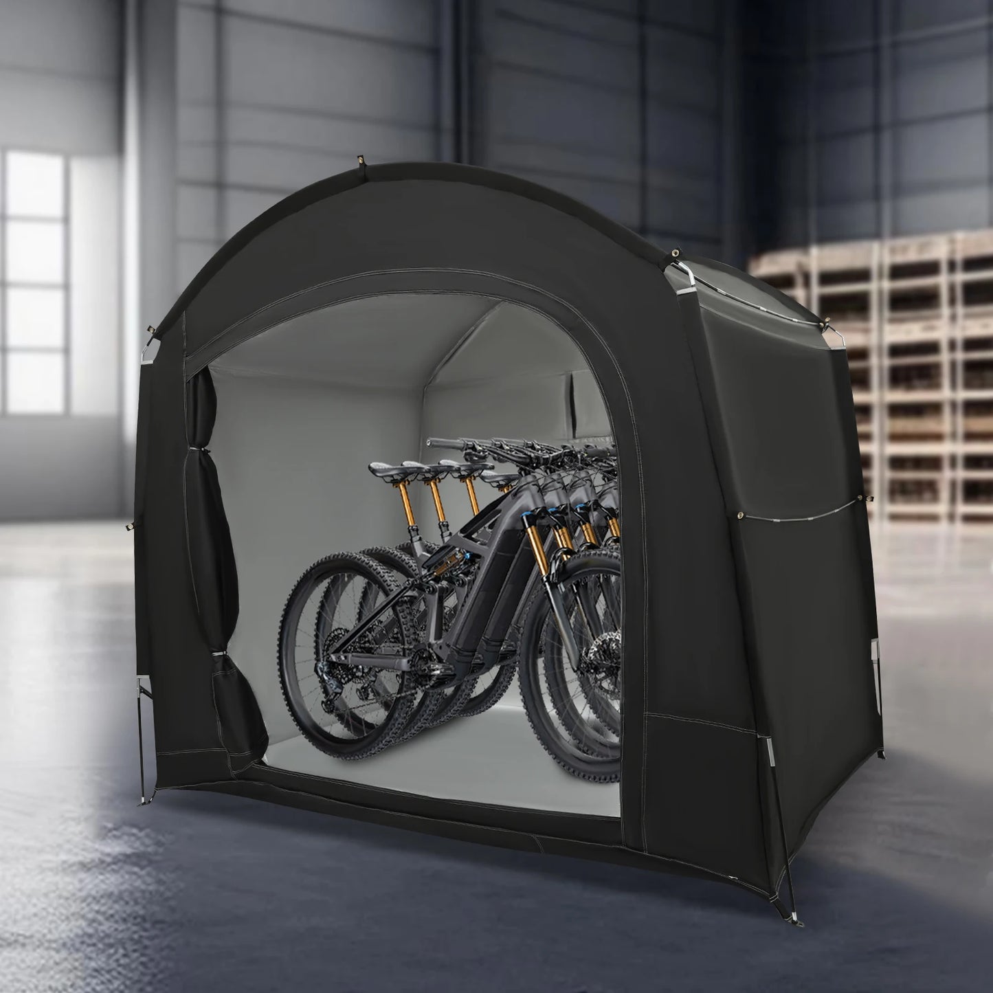 Bymaocar Bike Storage Tent Travel For 1-4 Bikes Outdoor