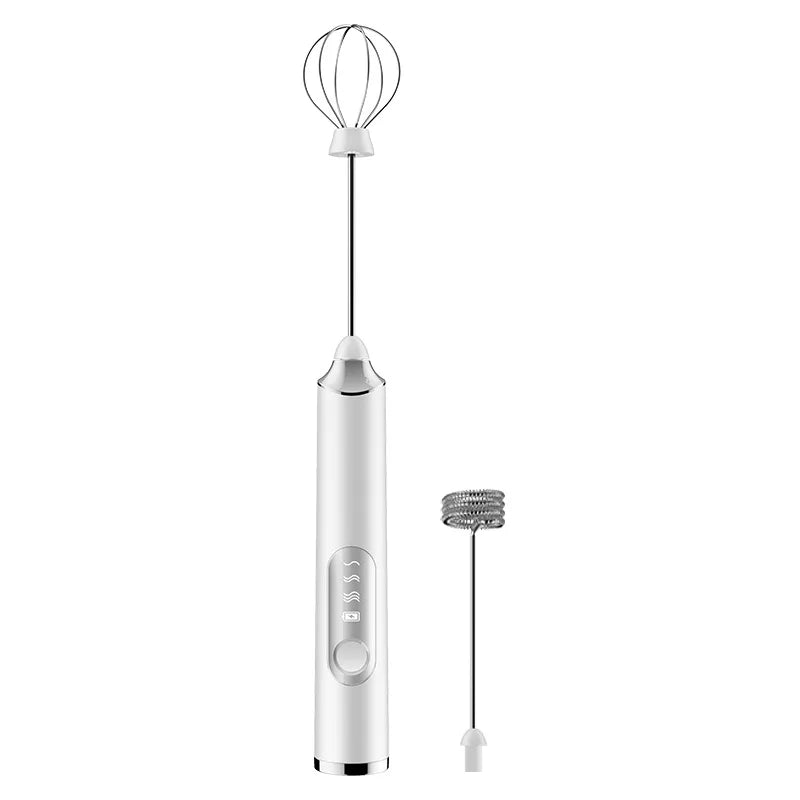 TINSOL Electric Milk Frother Mini Handheld Wireless Powerful USB Rechargeable Convenience Coffee Milk Whipping Kitchen Whisks