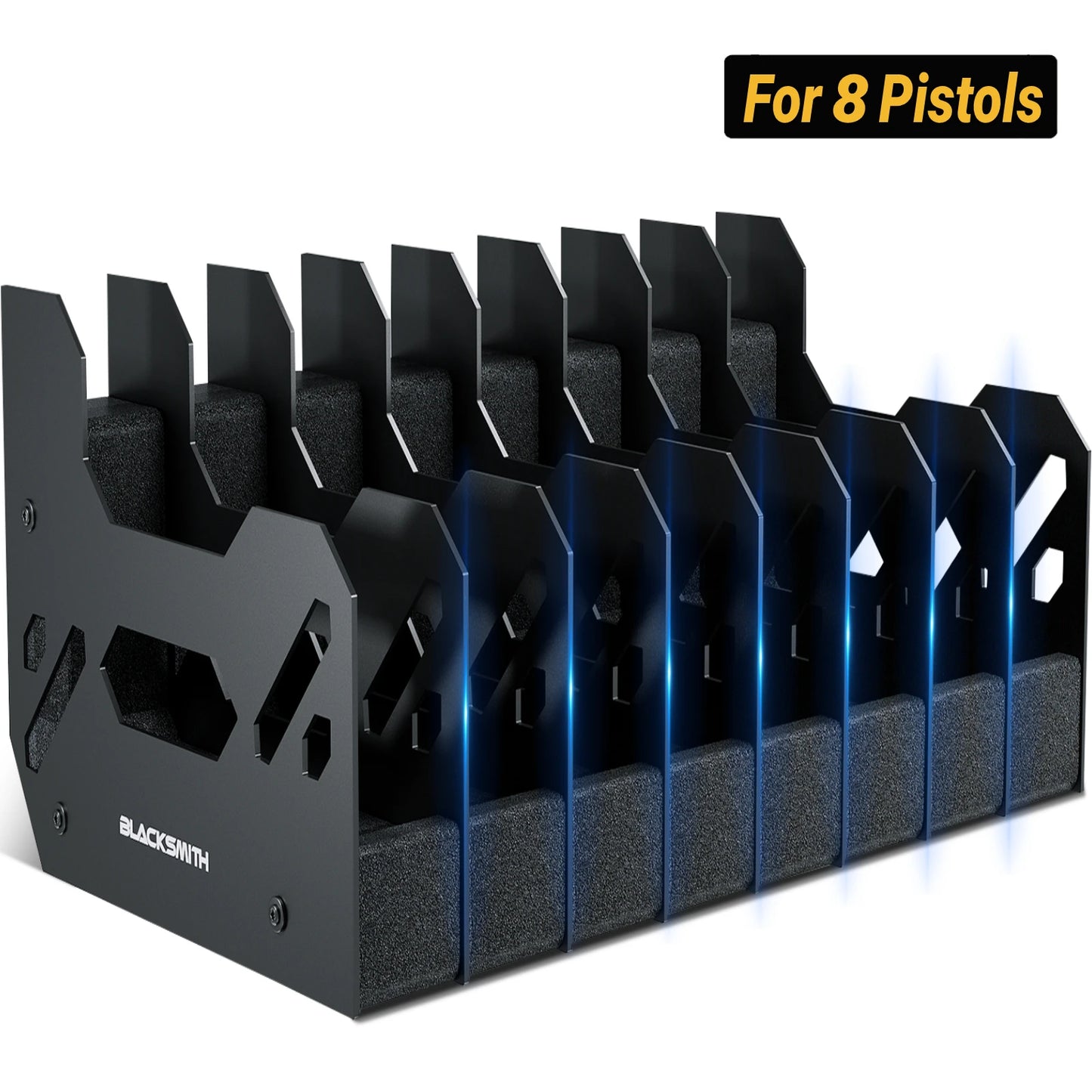 Pistol Holder Gun Rack By Black 4/5/6 Slots