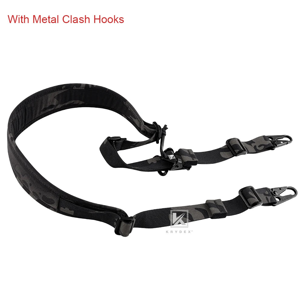 KRYDEX Tactical Modular Rifle Sling 2 Point Removable 1 Point