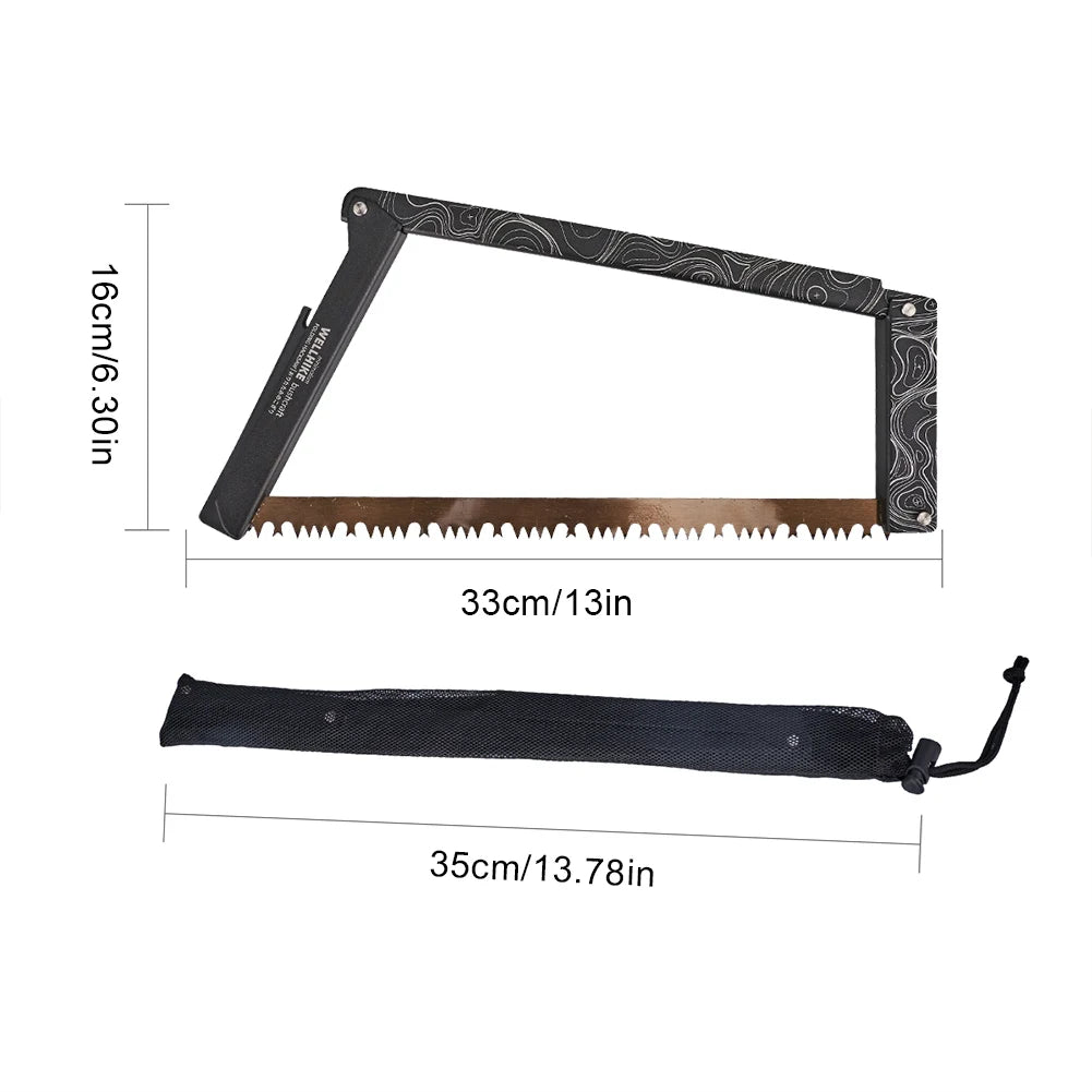 APWIKOGERDIY Folding Saw Storage Bag Aluminum Alloy Camping Hand Saw