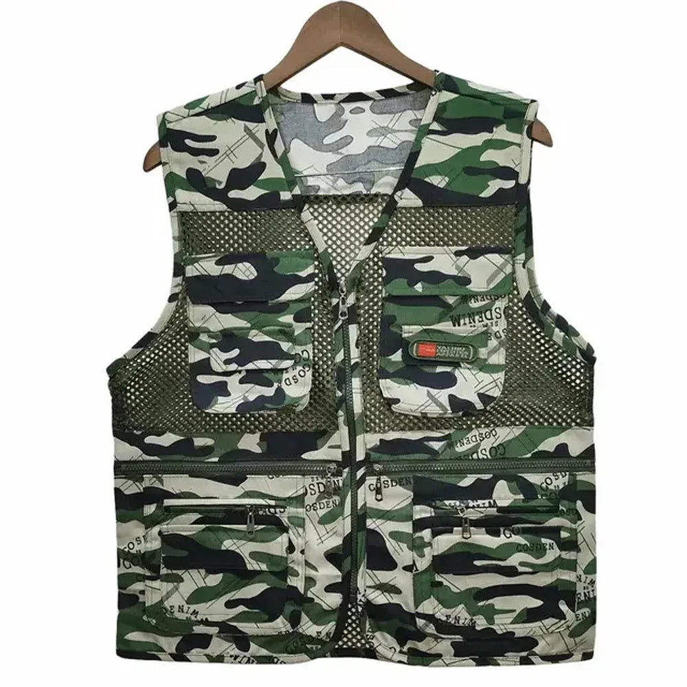Lightweight Mesh Vest With Multi Pocket For Photography And Outdoor