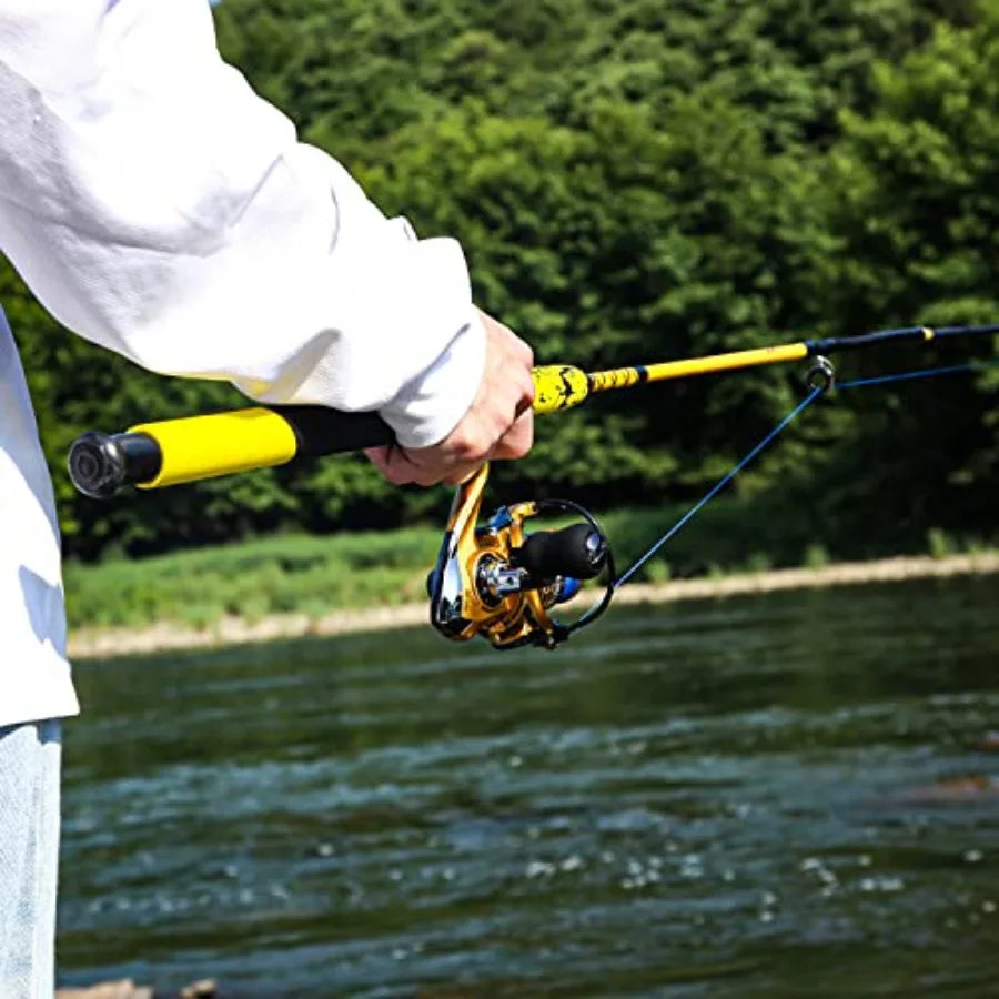 Hign-concerned Durable Spinning Reel 2Piece Rod Combo For Freshwater Saltwater
