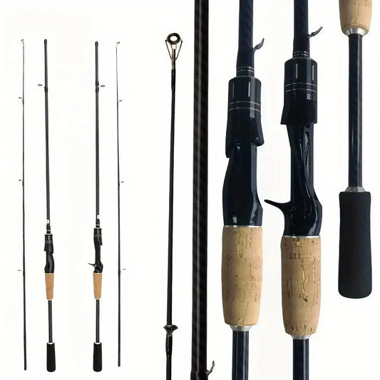Ultralight Carbon Fiber Fly Fishing Rod With Wooden Handle