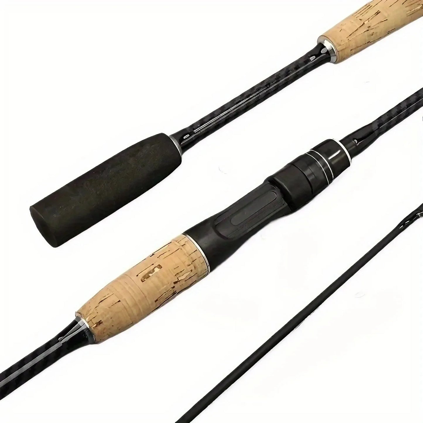 Ultralight Carbon Fiber Fly Fishing Rod With Wooden Handle