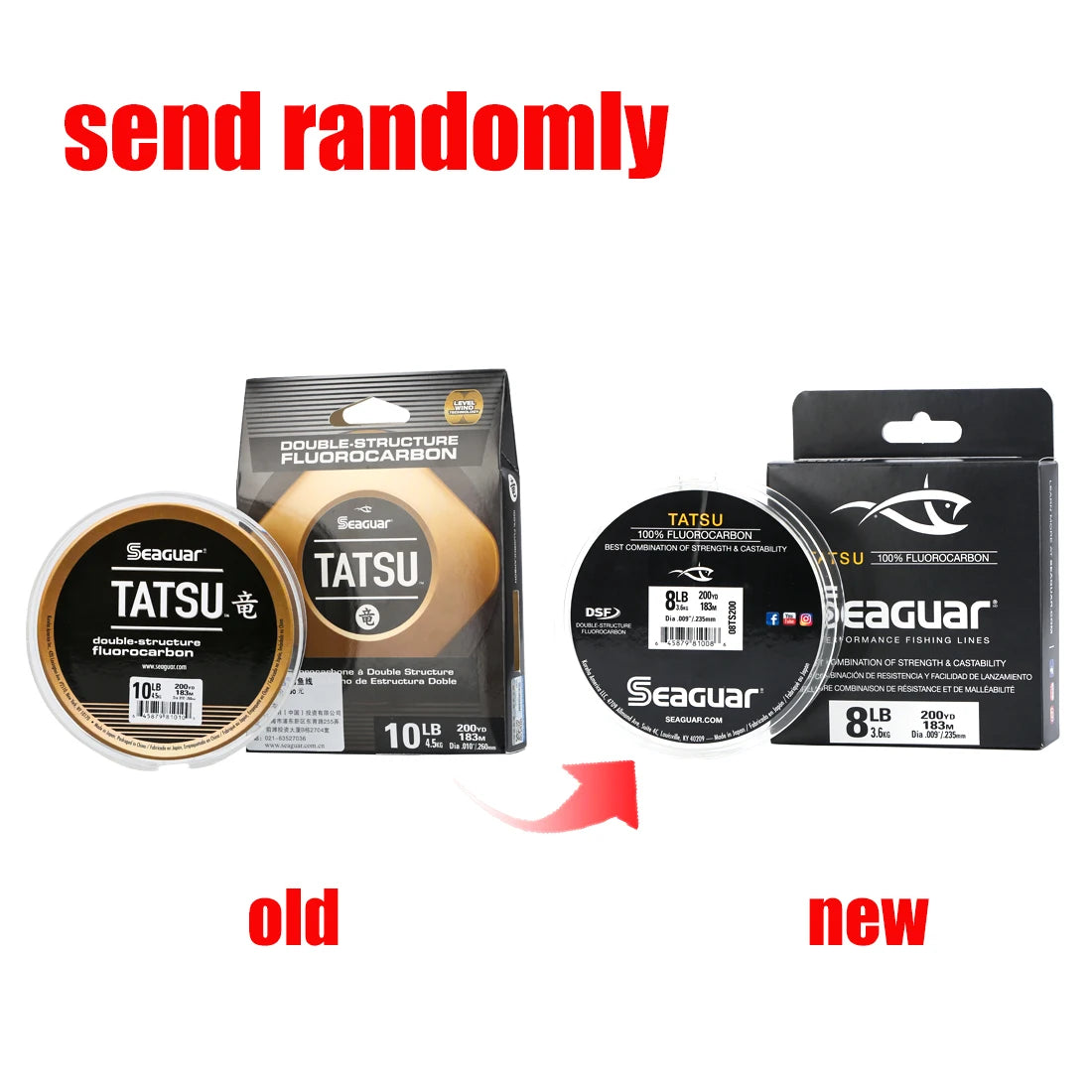 Seaguar TATSU Fluorocarbon Fishing Line Made In Japan