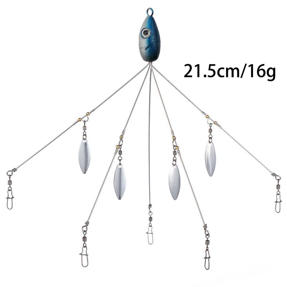 Mycena Alabama Rig Umbrella Lure With 5 Arms 18g Bass