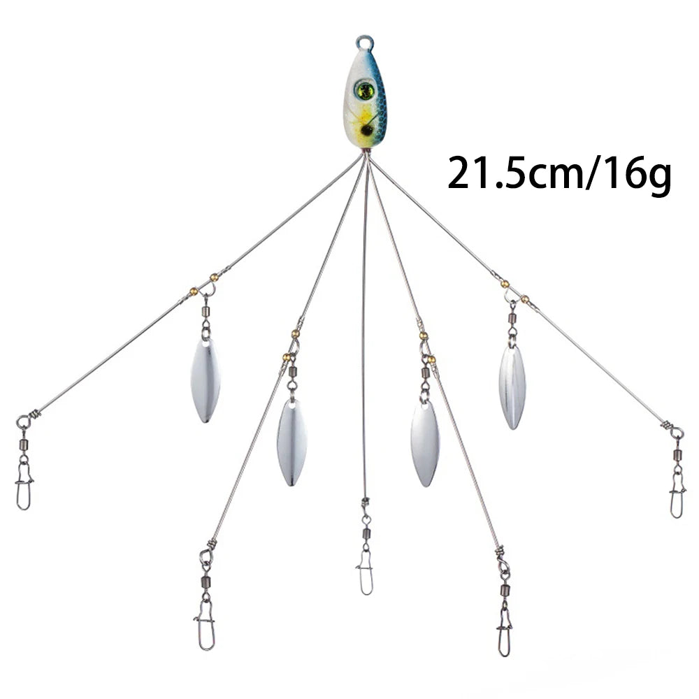Mycena Alabama Rig Umbrella Lure With 5 Arms 18g Bass