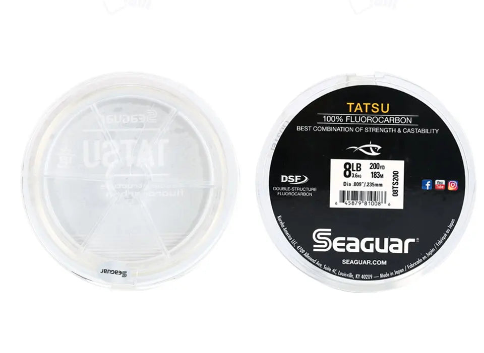 Seaguar TATSU Fluorocarbon Fishing Line Made In Japan