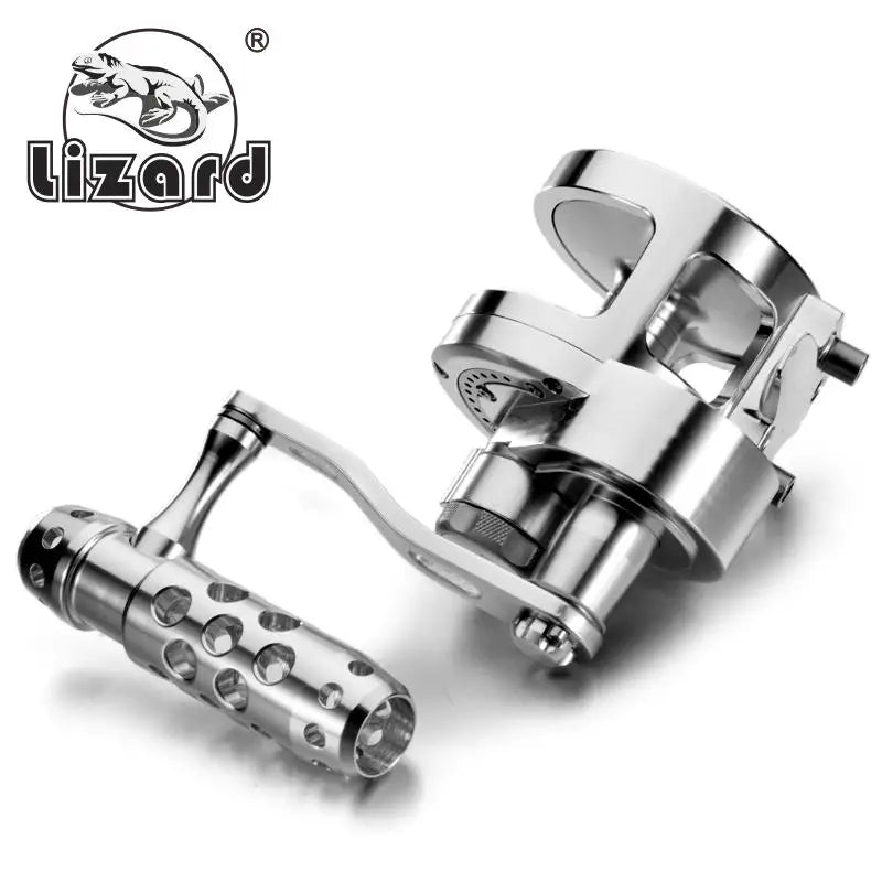 Lizard CNC Aluminum Jigging Reel 26kg Trolling Saltwater