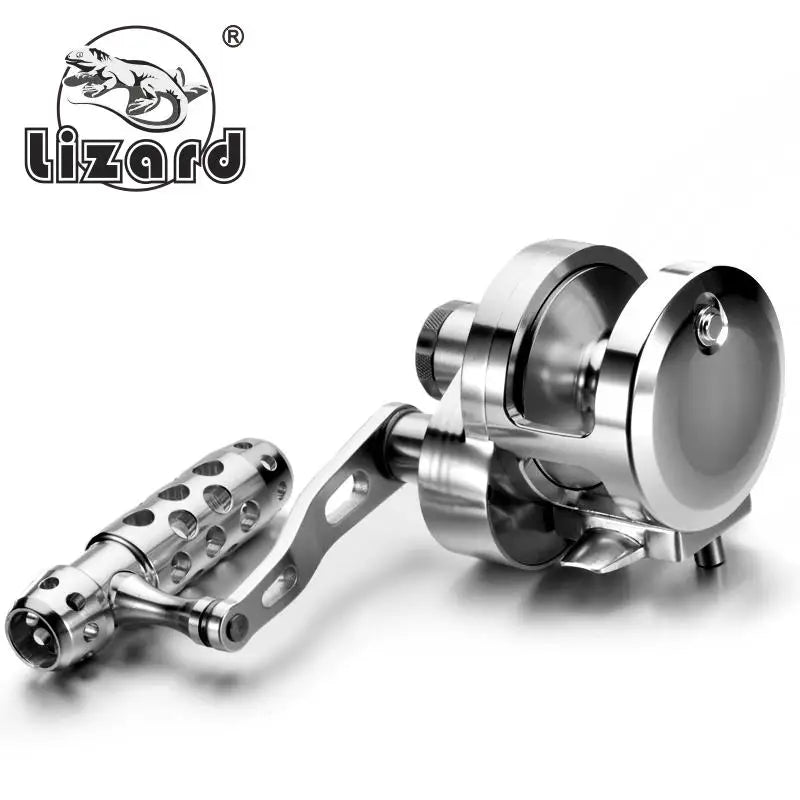 Lizard CNC Aluminum Jigging Reel 26kg Trolling Saltwater