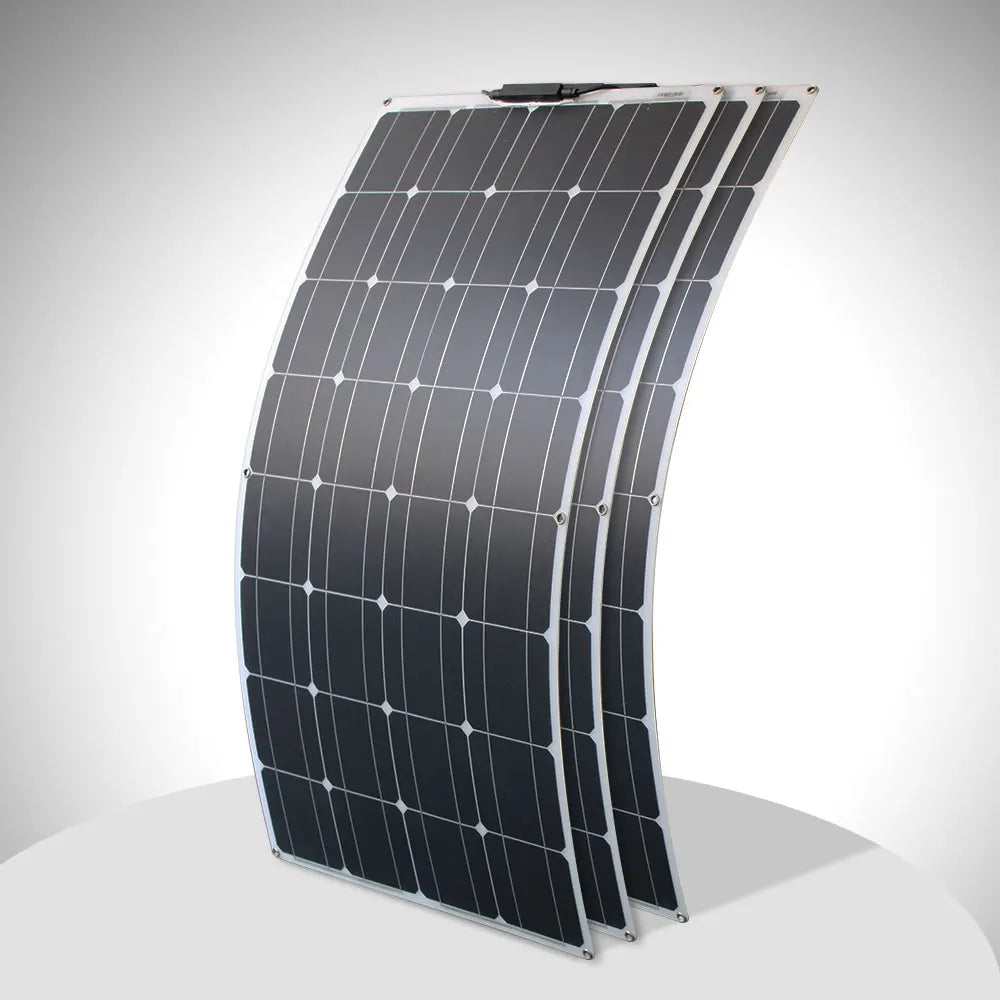 Dgsunlight 12V Flexible Solar Panel Kit 100W 200W 300W