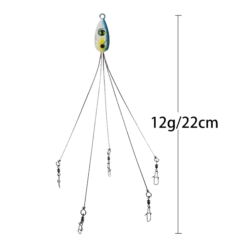 Mycena Alabama Rig Umbrella Lure With 5 Arms 18g Bass