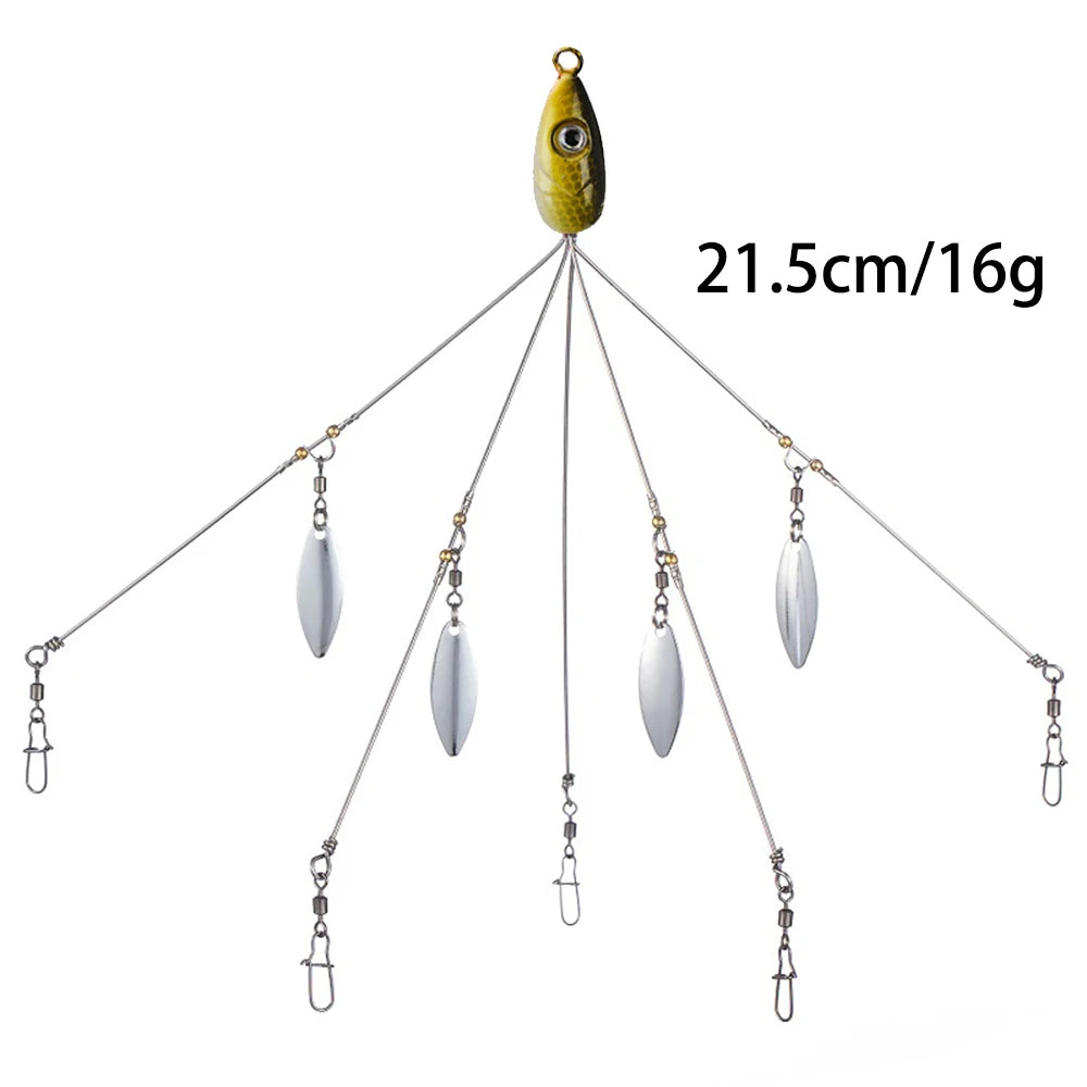 Mycena Alabama Rig Umbrella Lure With 5 Arms 18g Bass