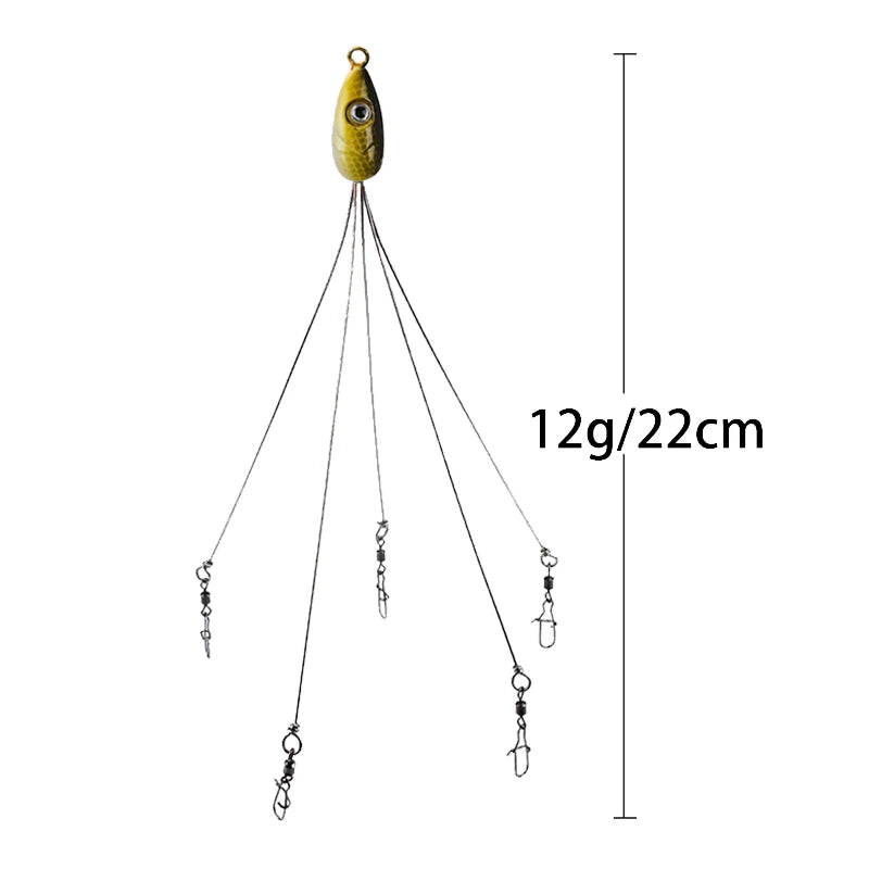 Mycena Alabama Rig Umbrella Lure With 5 Arms 18g Bass