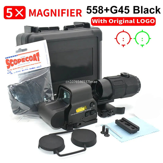 558 Holographic Red Dot Sight For G43 G33 With Magnifier