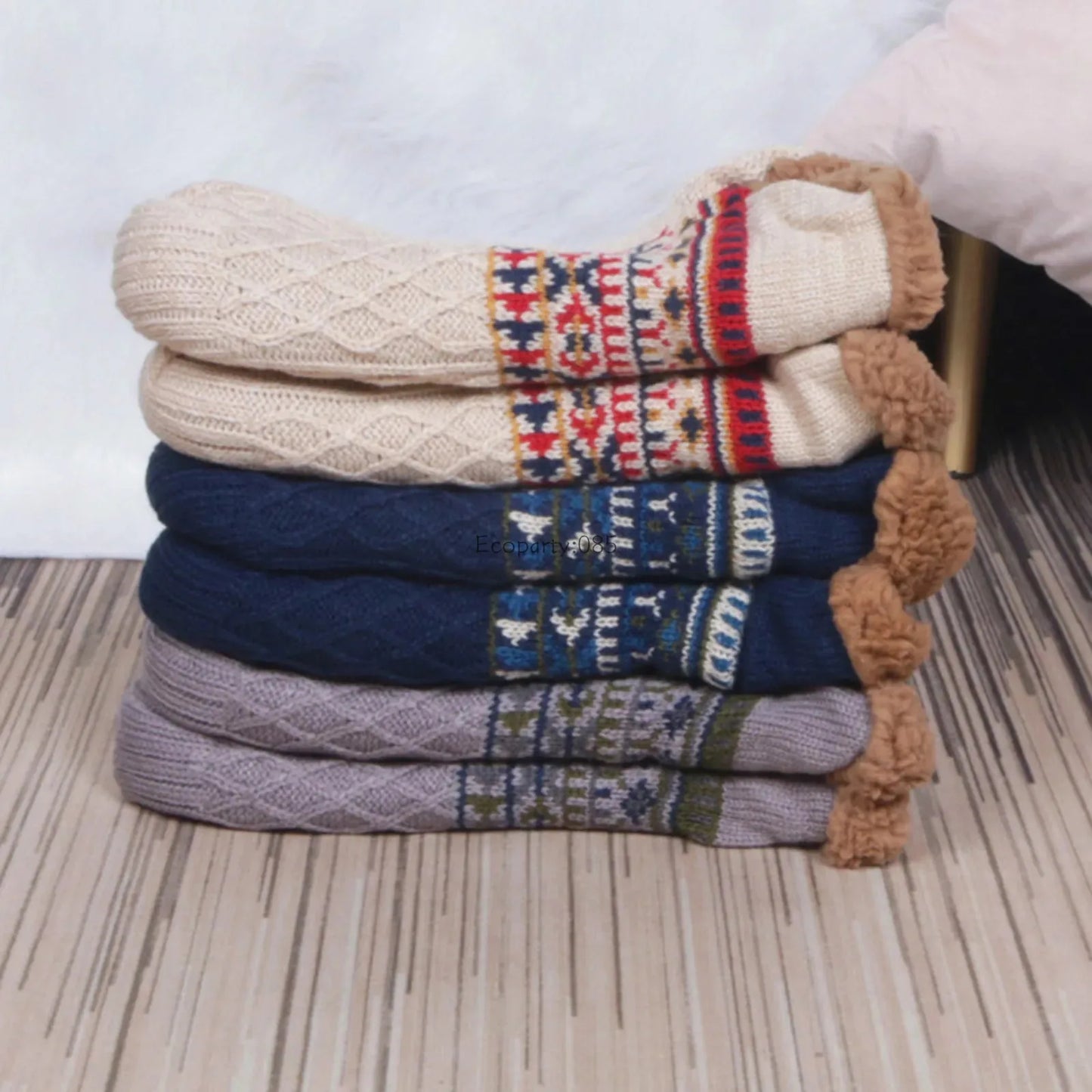 CN Zhejiang Winter Non Slip Floor Socks Velvet Home Wear