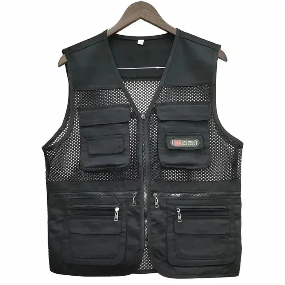 Lightweight Mesh Vest With Multi Pocket For Photography And Outdoor