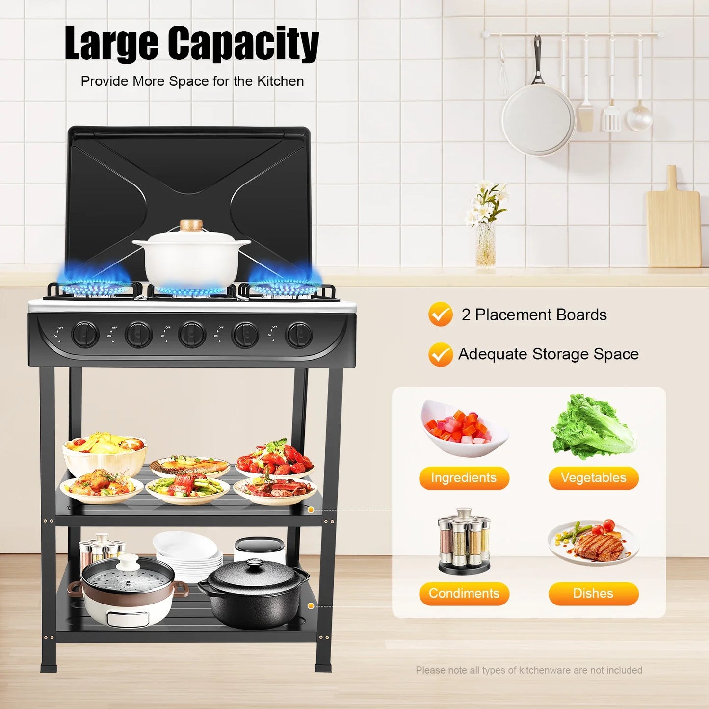 Disposable Five Burner Outdoor Gas Stove