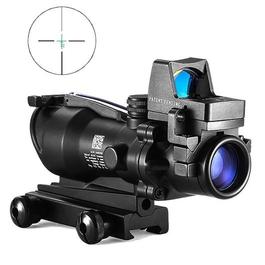 Nabila Adjustable 4x32 Red Dot Rifle Scope With 20mm Rail