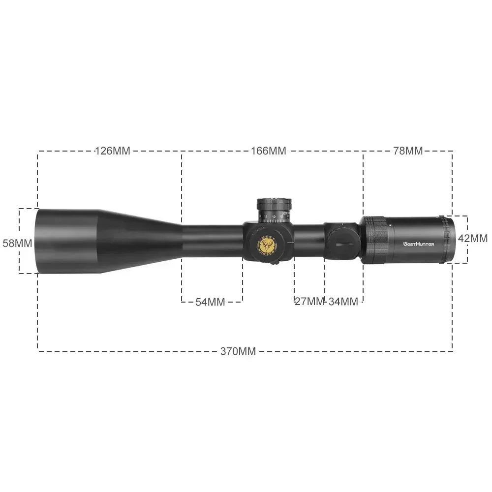 WestHunter WHI 6-24X50 SFIR First Focal Plane Riflescope