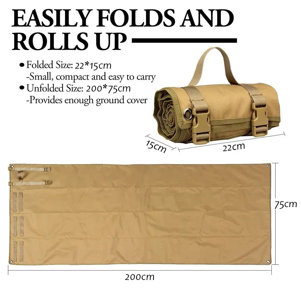 Guangdong Waterproof Tactical Roll Up Shooting Mat Non Slip Durable Nylon