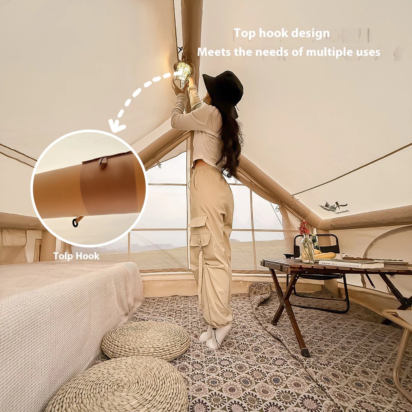 Pakicetus Inflatable Tents For Family Camping 4 To 8 Persons