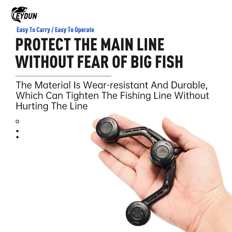 LEYDUN Knotter Assist Line Leader Connection Knotting Tool