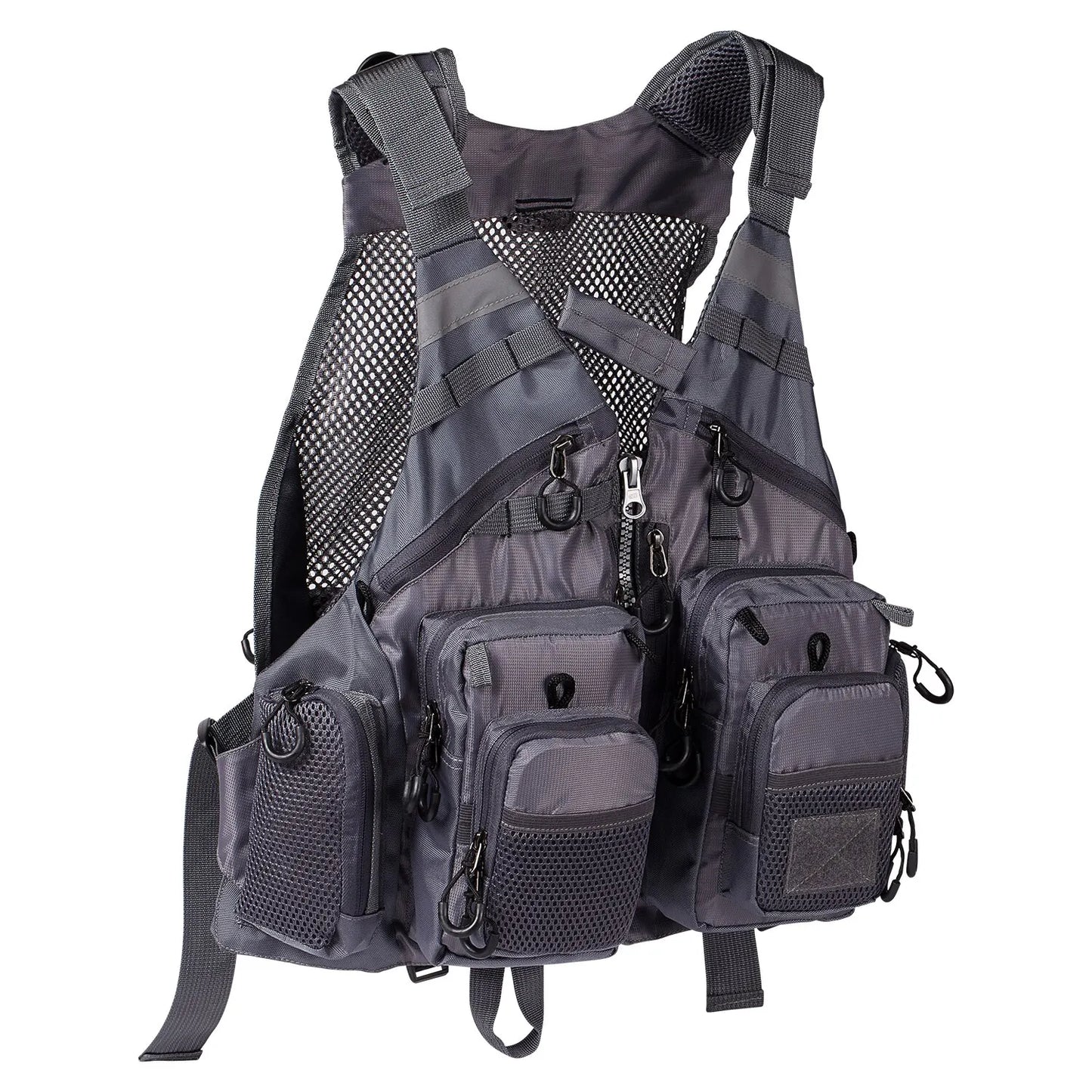 Bassdash Breathable Adjustable Fishing Vest For Outdoor Sports And Tackle