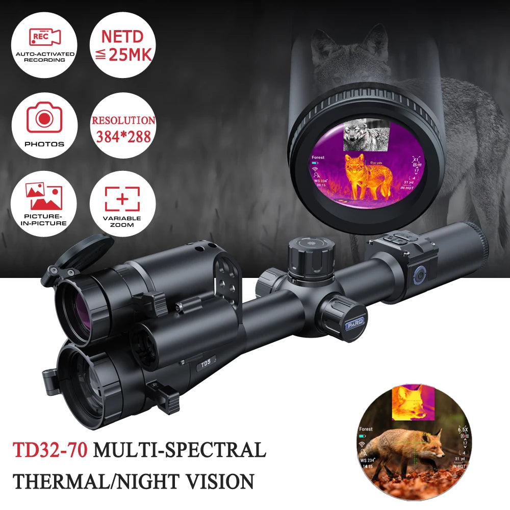 PARD TD32/TD62 LRF Thermal Night Vision Scope