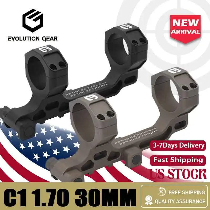 Evolution Gear Tactical Modular Scope Mount for Rifle Scopes