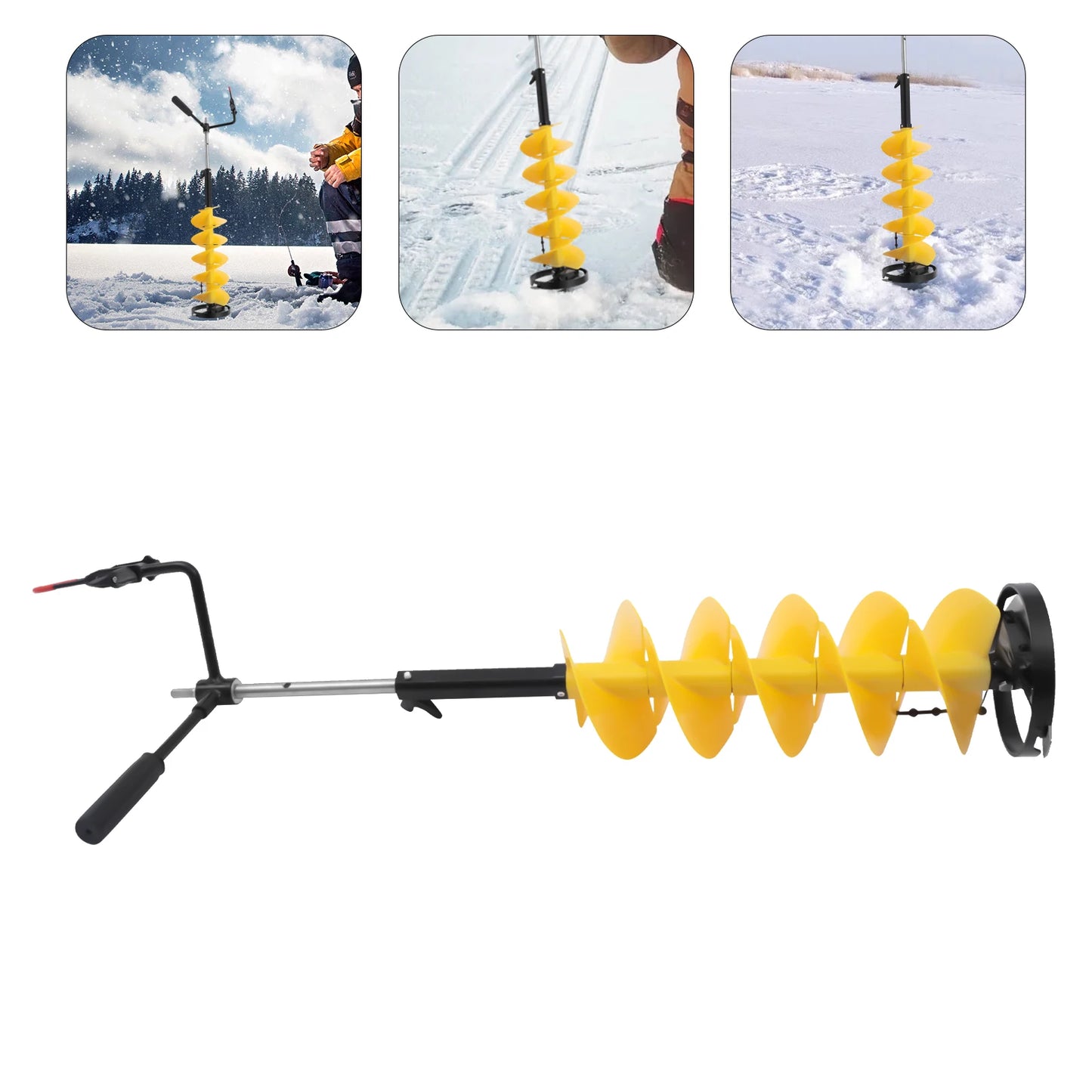 TOOL1SHOoo Ice Drill Auger For Winter Fishing Cordless Electric