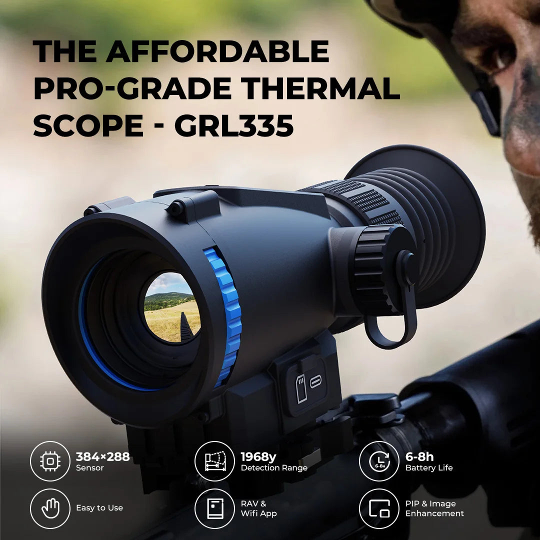 CSCUNSHE Thermal Scope GRL325 GRL335 55Hz 1500m Video Rec