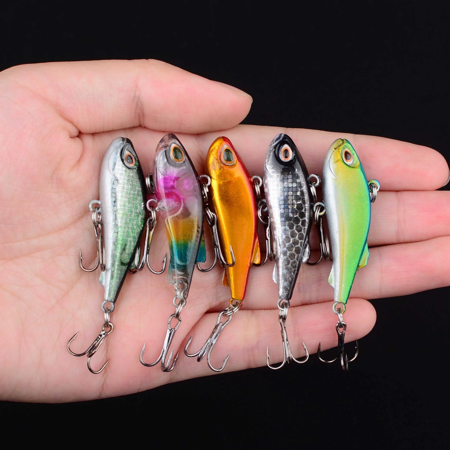 Mini VIB Fishing Lure Vibration Bait For Ice Bass Tackle