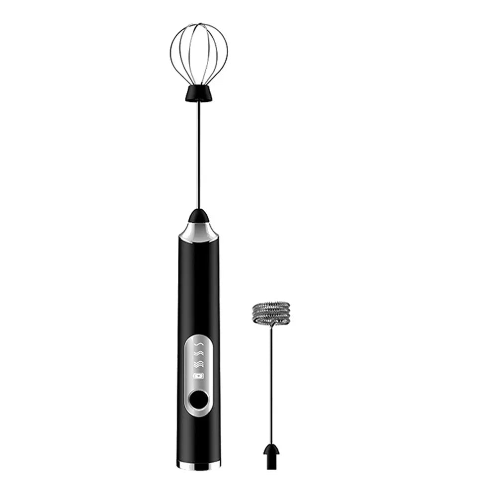 TINSOL  Electric Milk Frother Mini Handheld Wireless Powerful USB Rechargeable Convenience Coffee Milk Whipping Kitchen Whisks