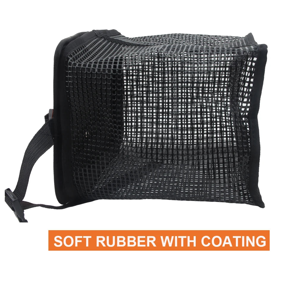 Floating Fish Basket Collapsible Minnow Bucket Portable Mesh For Catching Fish