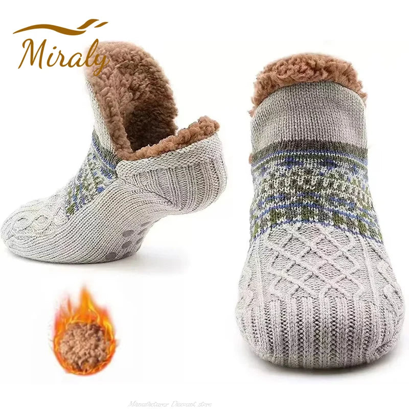 CN Zhejiang Winter Non Slip Floor Socks Velvet Home Wear