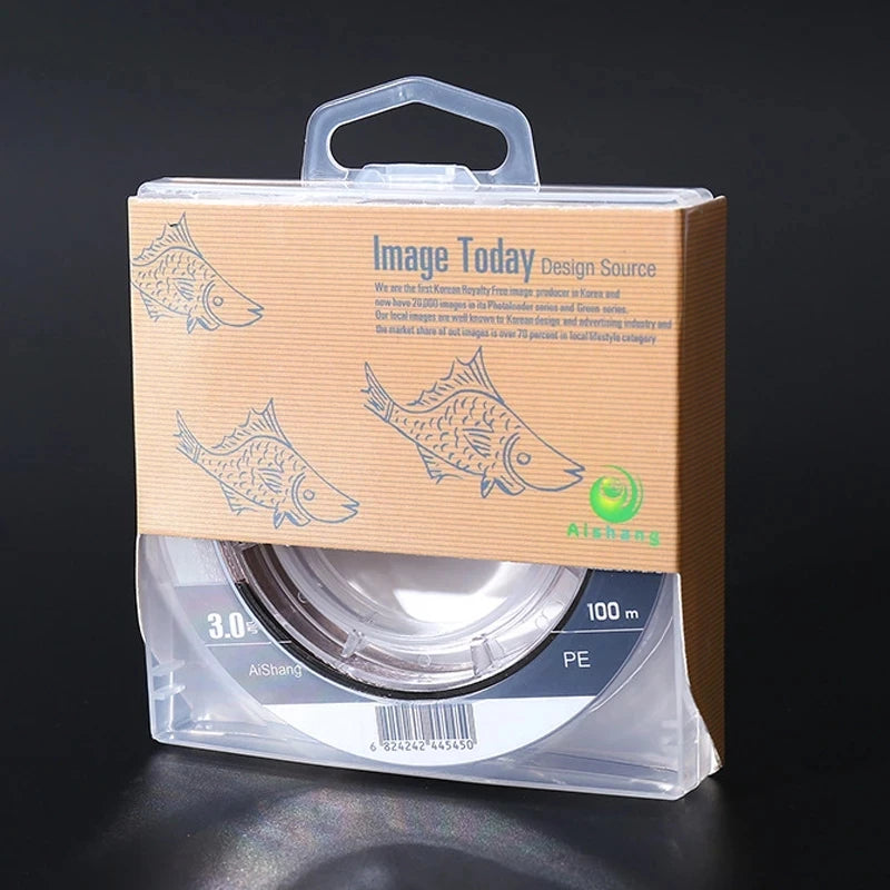 4 Strands Braided Steel Wire PE Multifilament Boat Fishing Line