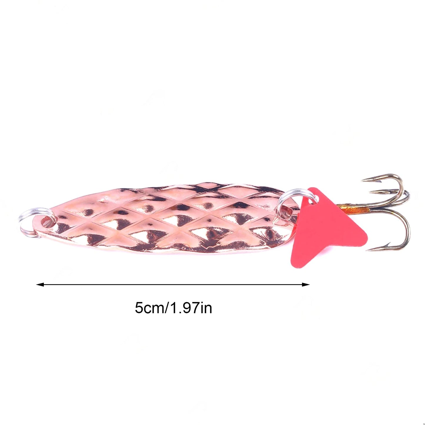Metal Spoons Lures Rotating Vibration Fishing Bait For Trout