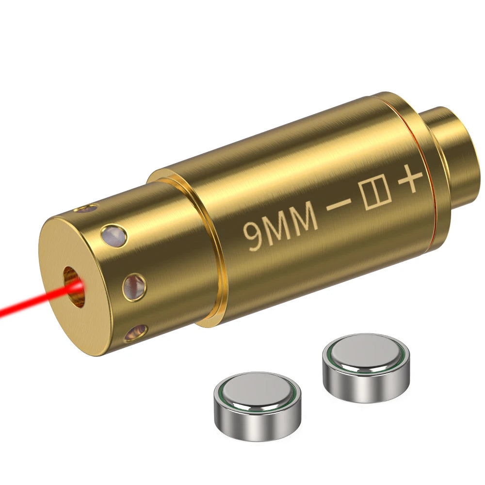 Hign-concerned 9mm Red Dot Bore Sight Laser Cartridge