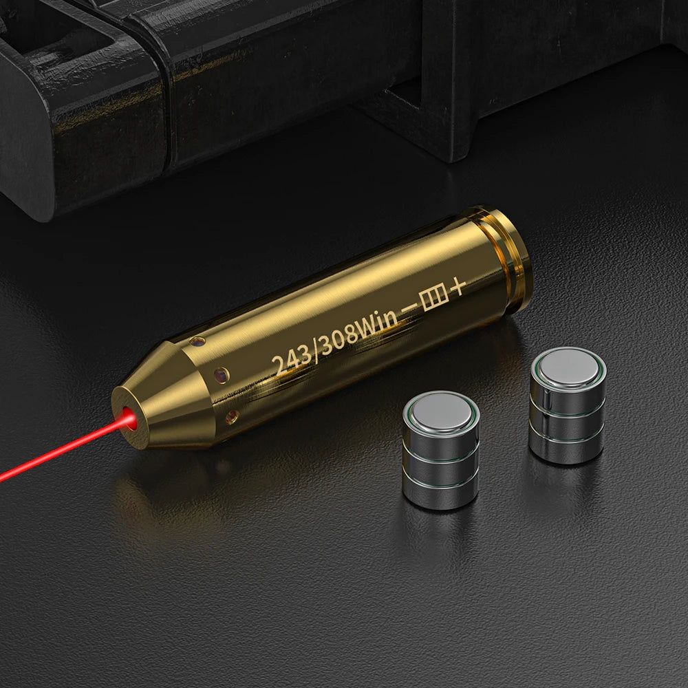 High-concerned Bore Sight Laser Cartridge Red Dot Sighter for Pistols