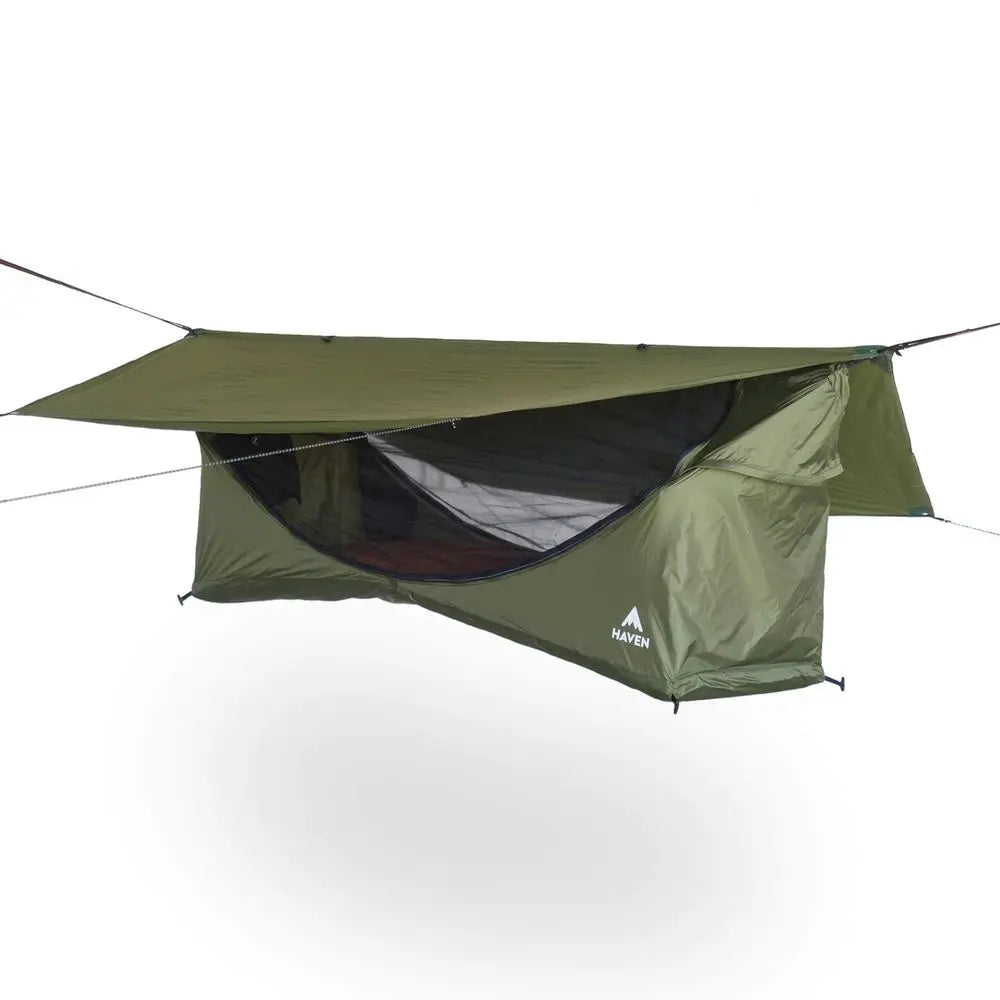 YTYIN Lay Flat Hammock Tent With Mosquito Net Haven Waterproof Rainfly