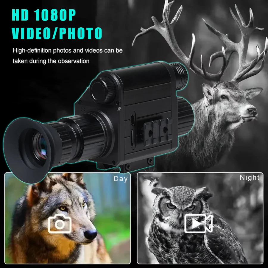 Megaorei Digital Night Vision Riflescope 940nm IR 5X Zoom Hunting