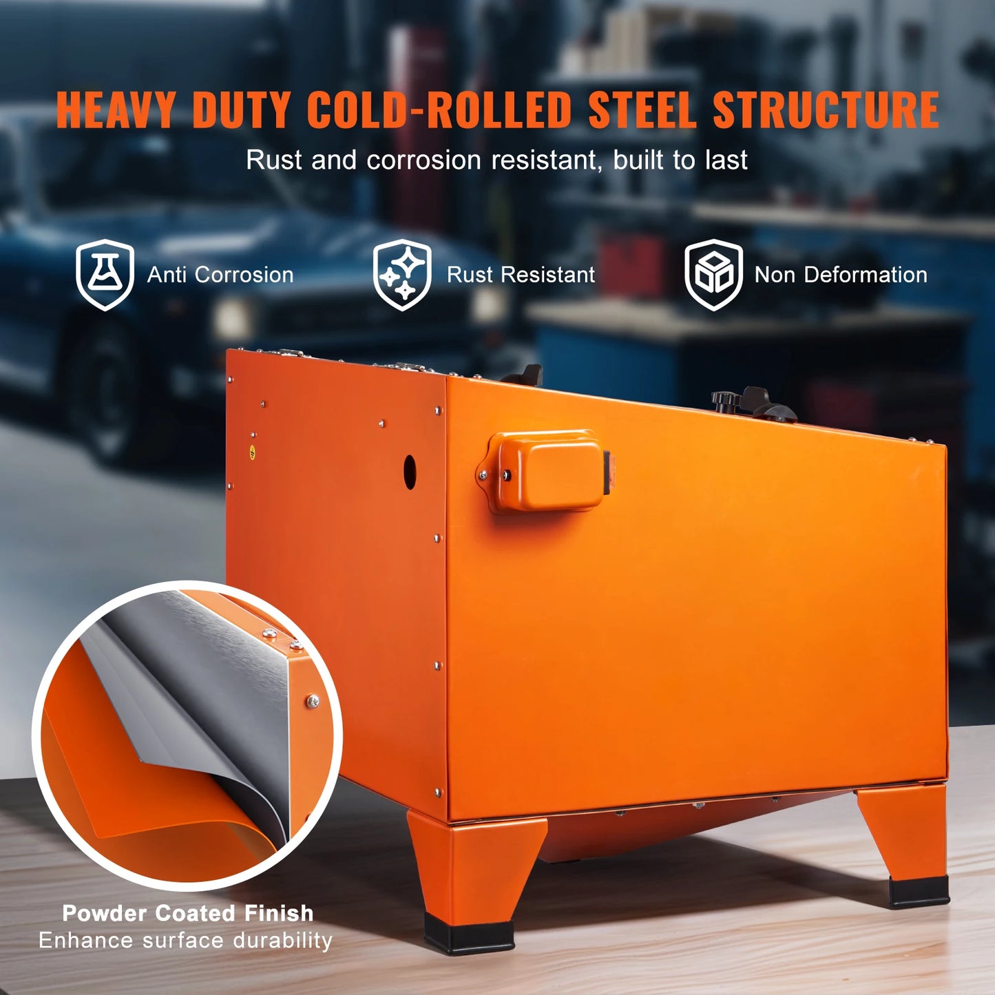 SucceBuy Sandblasting Cabinet Portable Benchtop Sandblaster