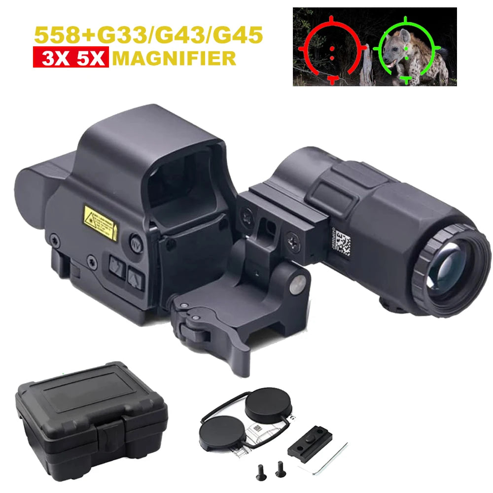 Bestsight 558 Holographic Collimator Sight 68MOA Ring 1MOA Dot