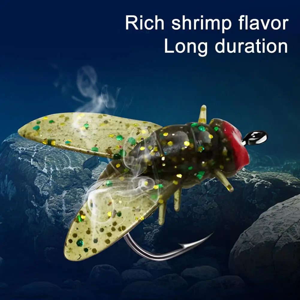Trout Fly Fishing Lure Kit With Jig Swimbait Hooks