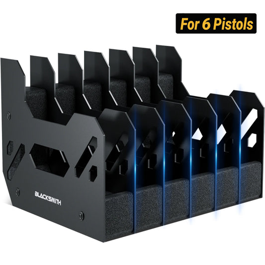 Pistol Holder Gun Rack By Black 4/5/6 Slots