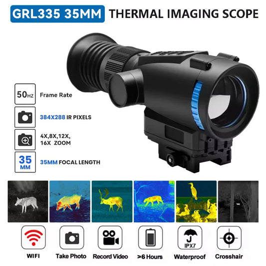 CSCUNSHE Thermal Scope GRL325 GRL335 55Hz 1500m Video Rec